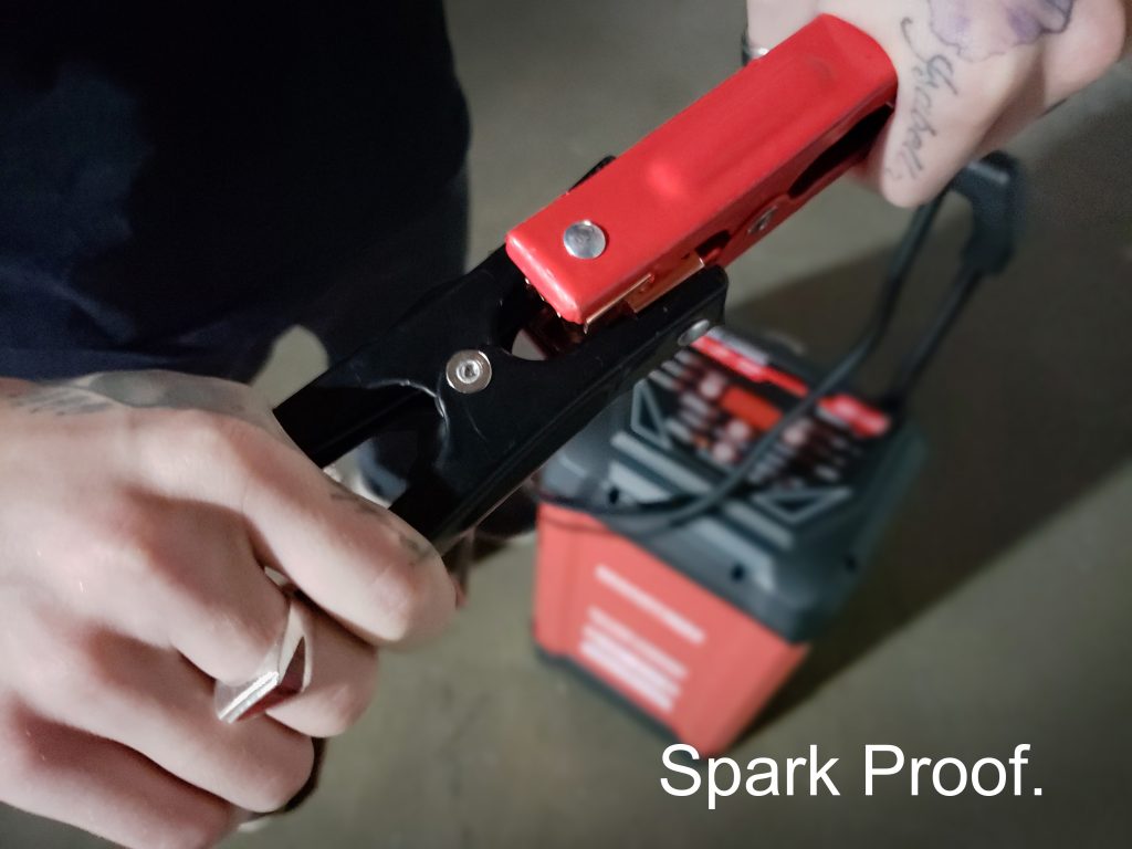 Spark Free - Guy using the Smartech 200 Wheel Automotive Charger