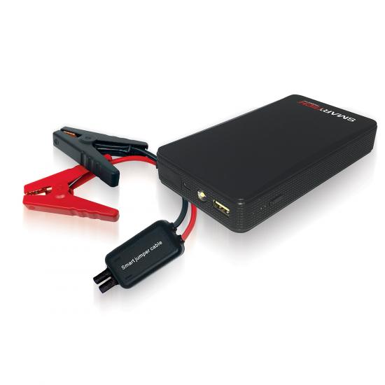 1) 8000mAh Jump Starter & Cables
